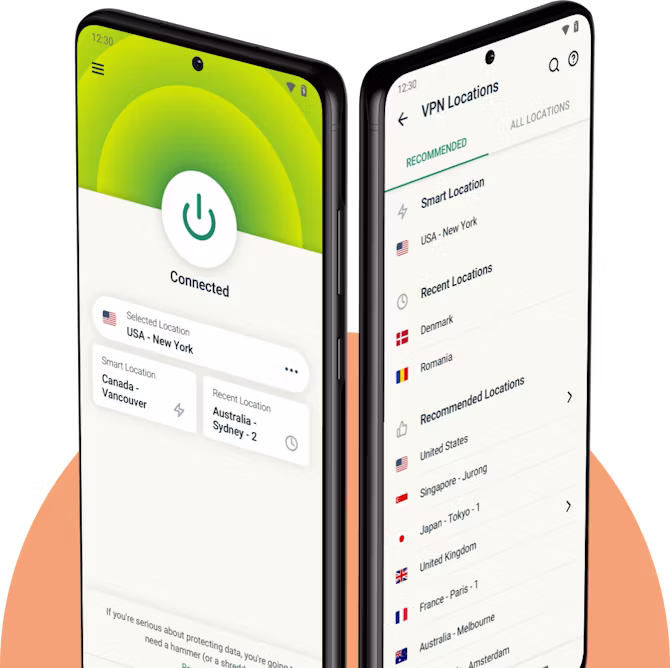 Телефони Android з ExpressVPN